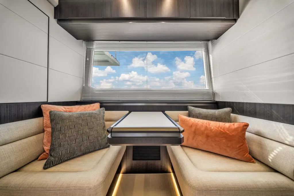 Seven Seas yacht interior salon