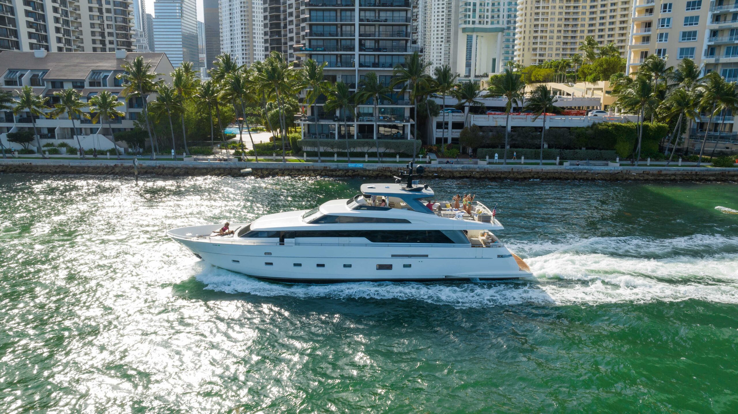 97 San Lorenzo yacht exterior Italian craftsmanship Miami waters