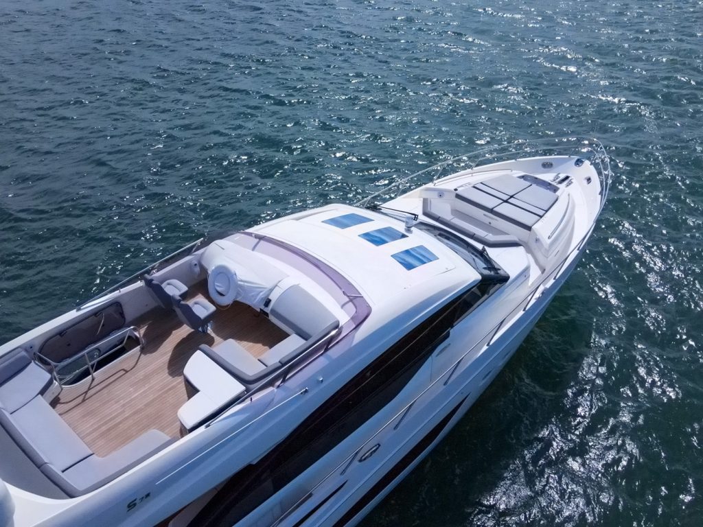 74 foot Princess yacht charter for celebrations in Miami